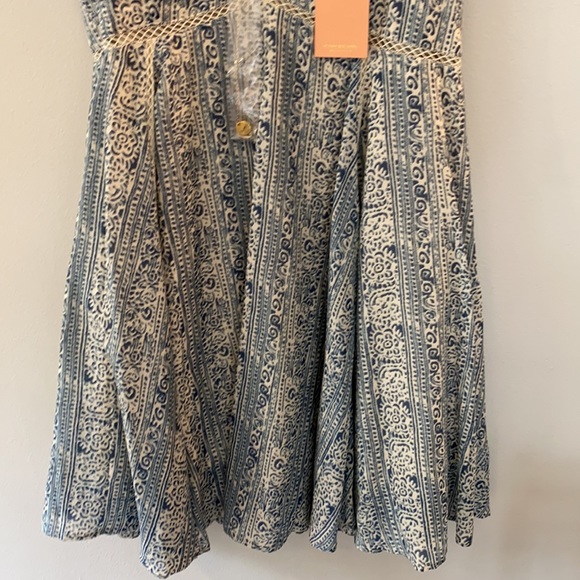 NWT Scotch & Soda Beach Freaks Strappy Flare Cotton/Silk Mini Dress Lace Large - Picture 3 of 16